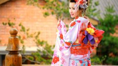 日本和服少女高清壁紙