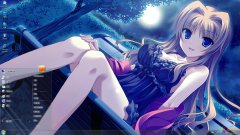 二次元動漫美女Win7主題