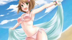 動漫性感比基尼美女壁紙