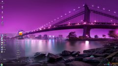 城市大橋風(fēng)景Win7主題