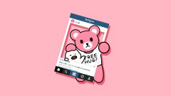 Luca熊卡通桌面壁紙