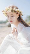 向日葵少女唯美美女手機壁紙