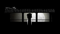 2017年4月簡(jiǎn)約創(chuàng)意日歷桌面壁紙