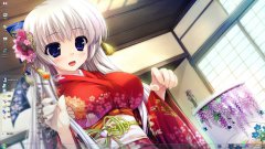 動(dòng)漫可愛美女Win7主題