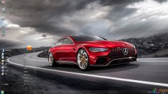 奔馳AMGGT汽車Win7主題