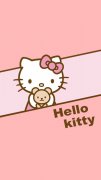 Hello Kitty可愛卡通形象手機壁紙