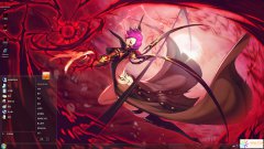 疾風(fēng)之刃血妖姬Win7主題