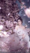 楊冪仙氣薄紗唯美寫真手機壁紙