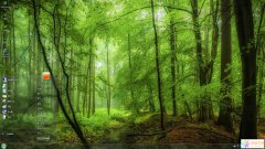 綠色森林風(fēng)景Win7主題