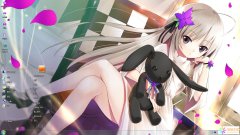 二次元可愛美女Win7主題