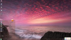 海邊晚霞風(fēng)景Win7主題
