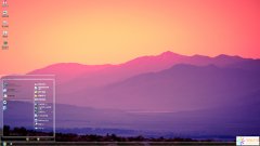 冬天清晨風(fēng)景XP主題