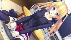 可愛動漫女生Win7主題
