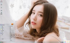 清秀可愛美女Win7主題