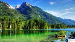 綠水青山美景XP主題