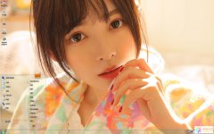 文靜可愛美女Win7主題