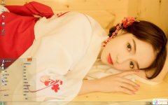 日系和服美女Win7主題