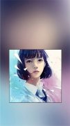 非主流女生頭像插畫手機(jī)壁紙