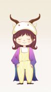 可愛卡通星座人物手機壁紙