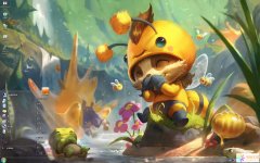 LOL小蜜蜂皮膚Win7主題