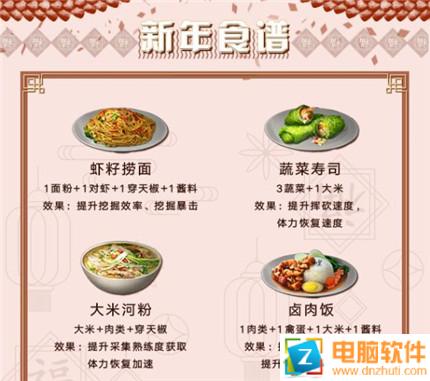 2020明日之后料理大賽食物菜譜大全！你了解了嗎