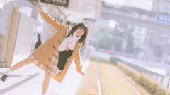 冬日少女甜美高清壁紙