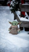 雪地里小怪獸圖片壁紙