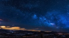 唯美星空夜景電腦壁紙